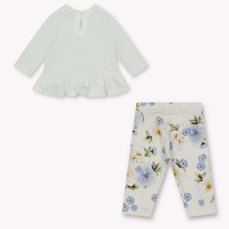 MonnaLisa Baby Meisjes Setje in Licht Blauw