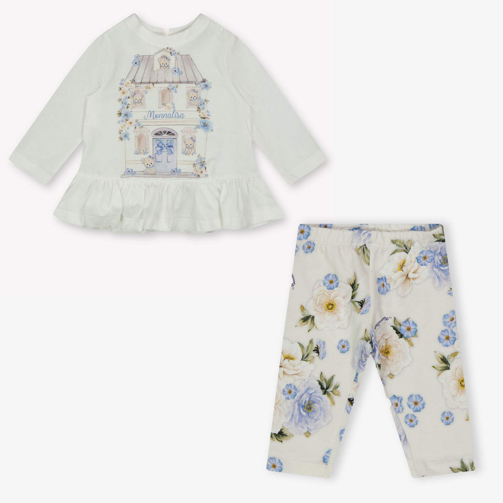 Monnalisa Baby Girls Set  Light Blue