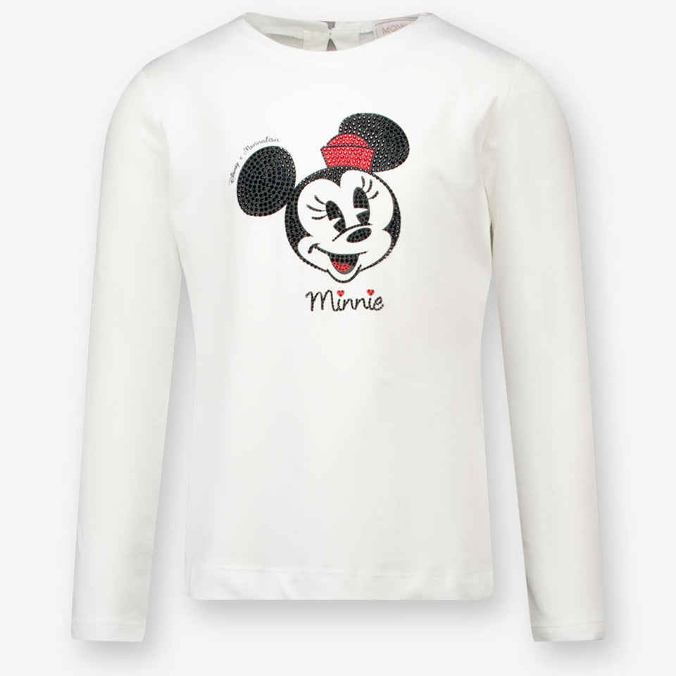 Monnalisa Kids Girls  T-Shirt Offwhite