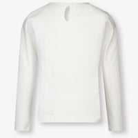 MonnaLisa Kinder Meisjes T-Shirt in Off White