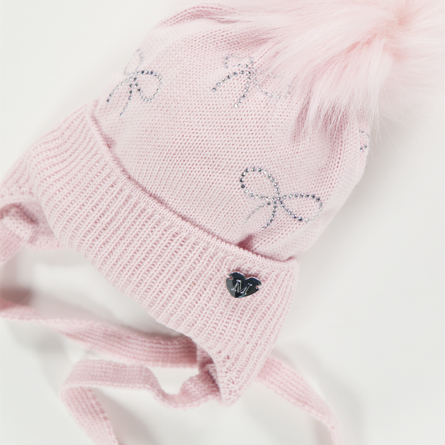 MonnaLisa Baby Meisjes Muts in Licht Roze