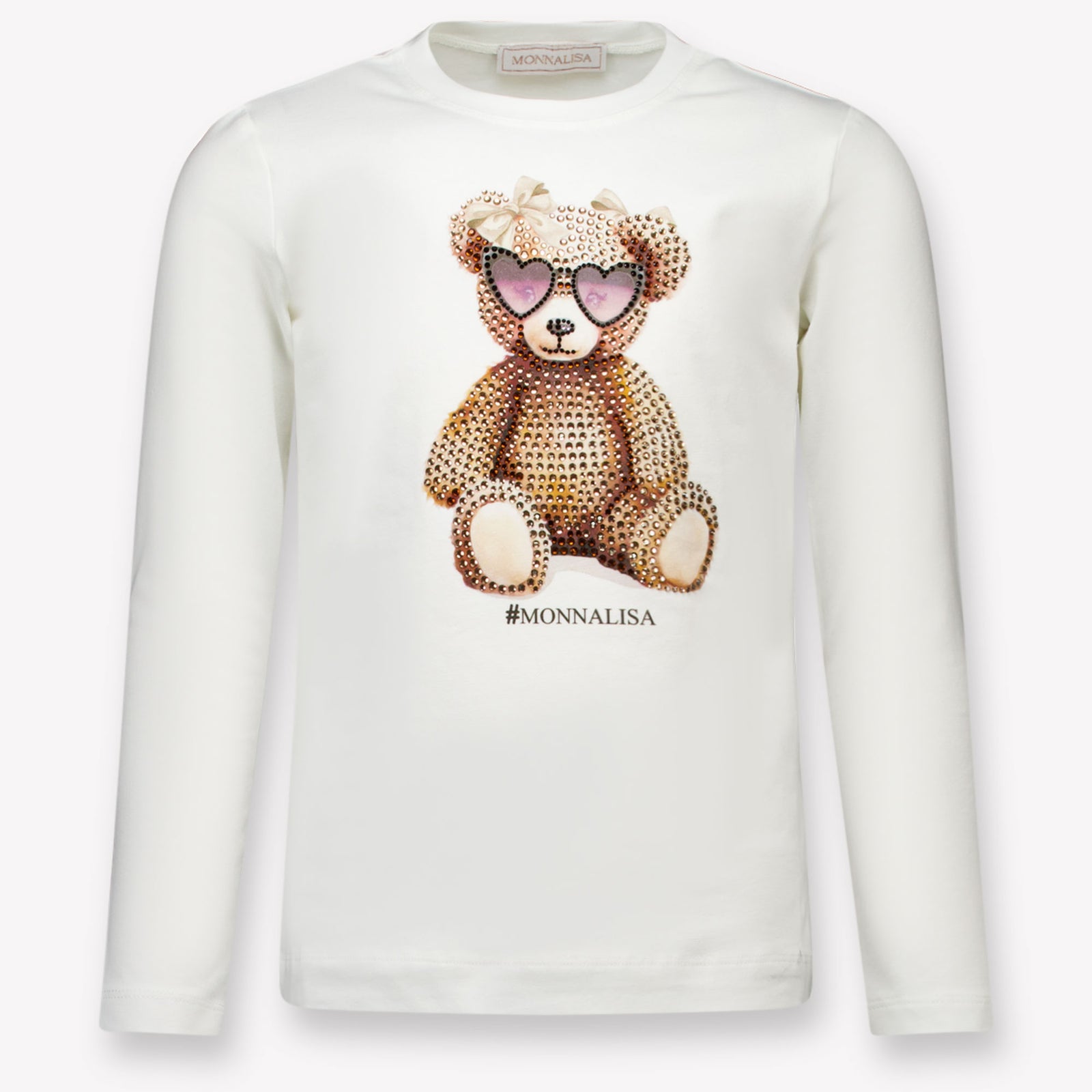 MonnaLisa Kinder Meisjes T-Shirt in Off White
