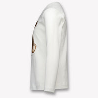 MonnaLisa Kinder Meisjes T-Shirt in Off White
