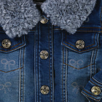 Monnalisa Baby Girls Jackets  Blue