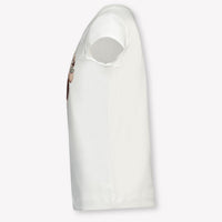 MonnaLisa Kinder Meisjes T-Shirt in Off White