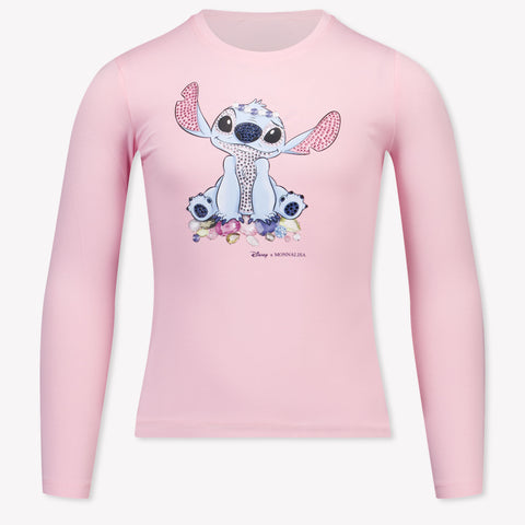 Monnalisa Kids Girls  T-Shirt Pink