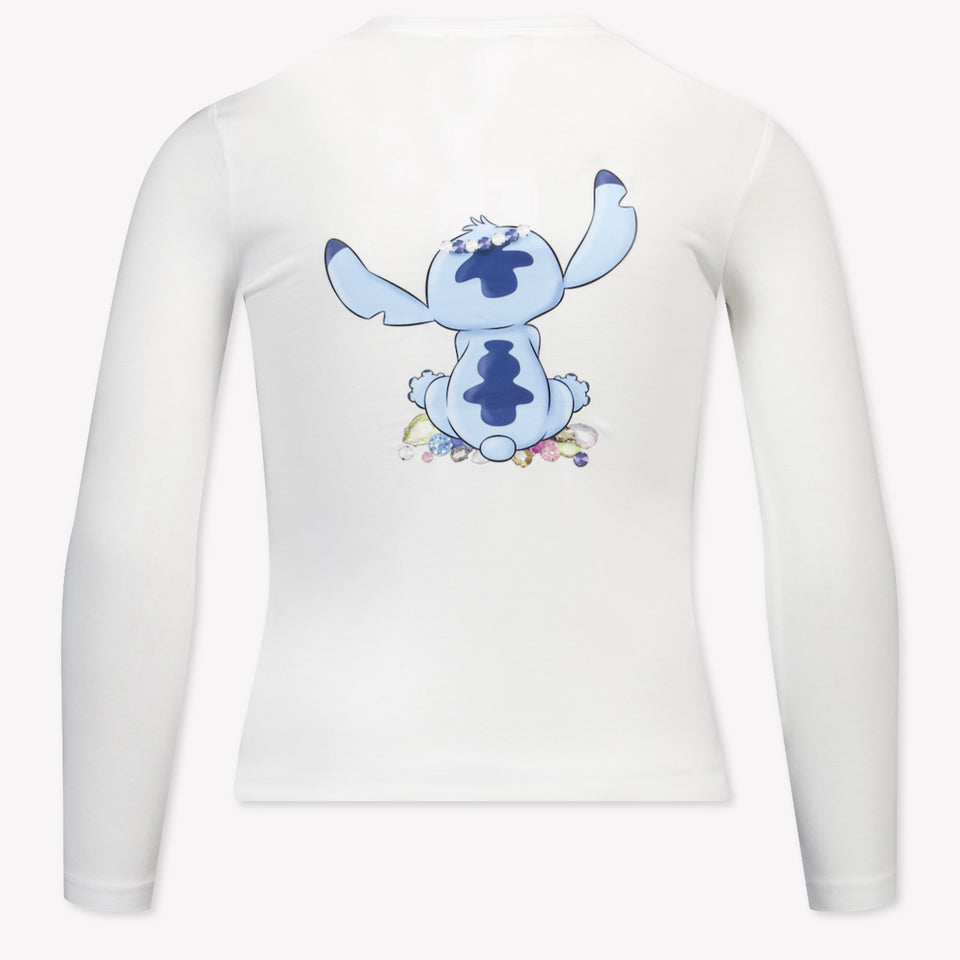 MonnaLisa Kinder Meisjes T-Shirt in Wit