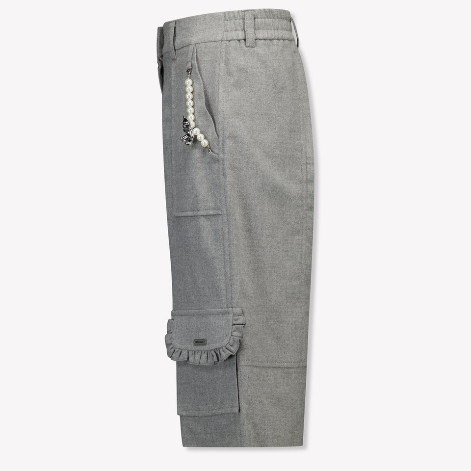 Monnalisa Kids Girls  Pants Gray