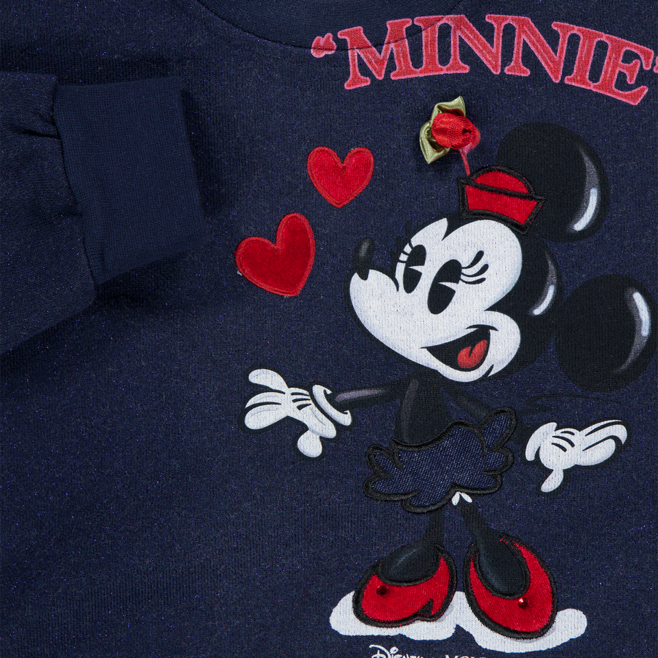 MonnaLisa Kinder Meisjes Trui in Navy