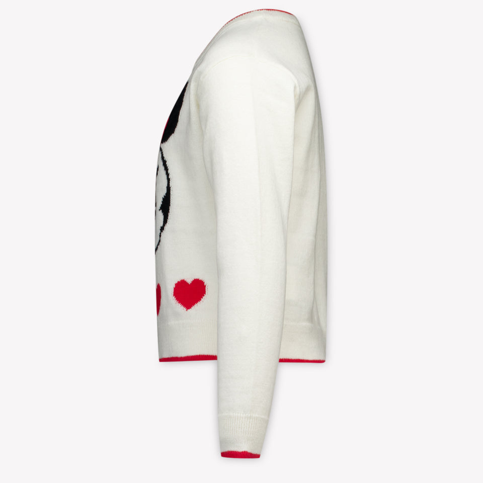 Monnalisa Kids Girls Sweater Offwhite