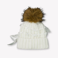 Monnalisa Kids Girls Hat Offwhite