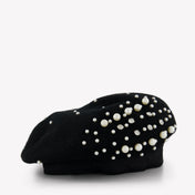 Monnalisa Kids Girls Hat  Black