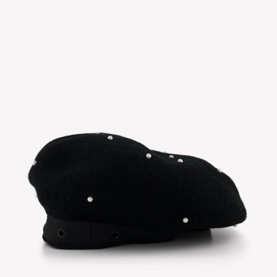Monnalisa Kids Girls Hat  Black