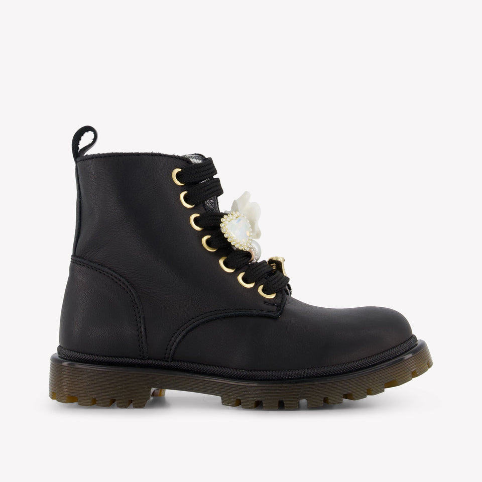 Monnalisa Girls Boots  Black