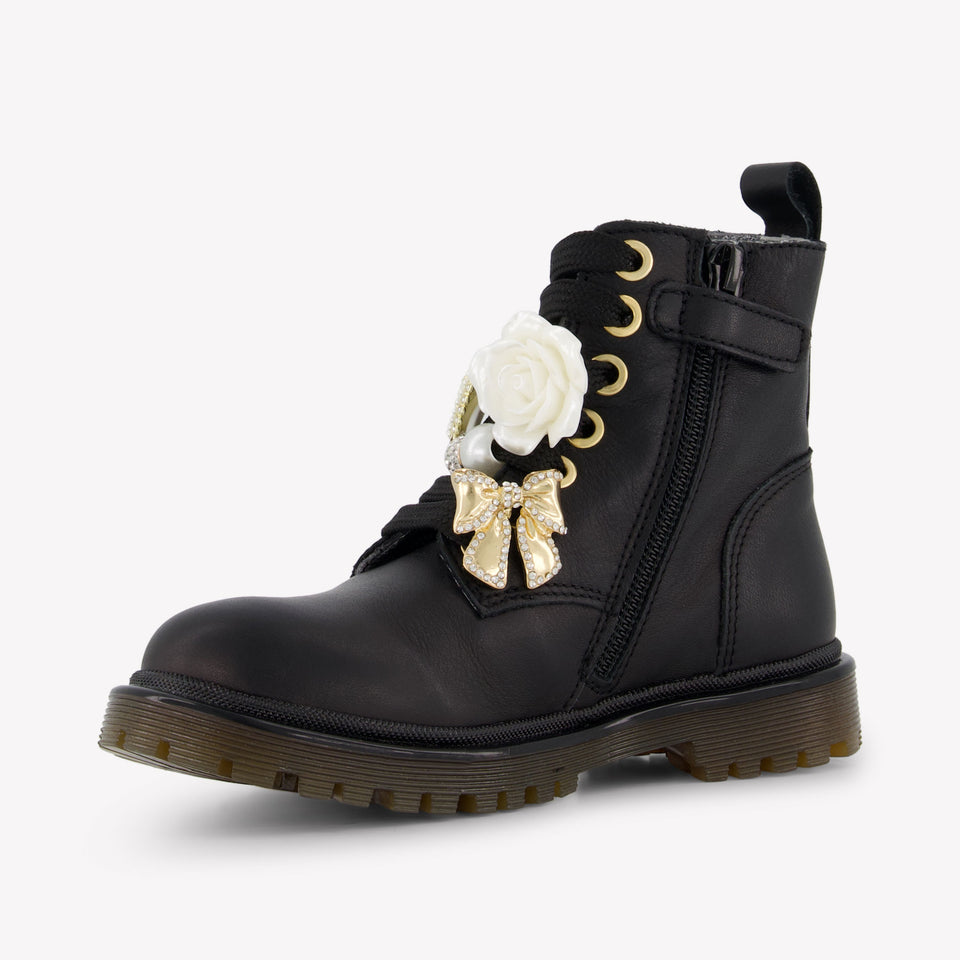 Monnalisa Girls Boots  Black