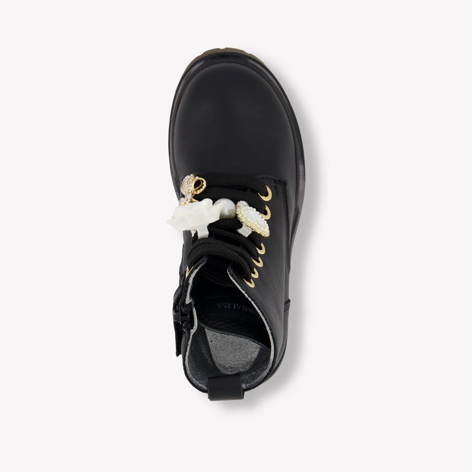Monnalisa Girls Boots  Black