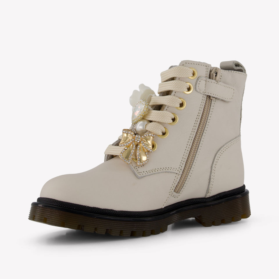 MonnaLisa Meisjes Laarzen in Licht Beige
