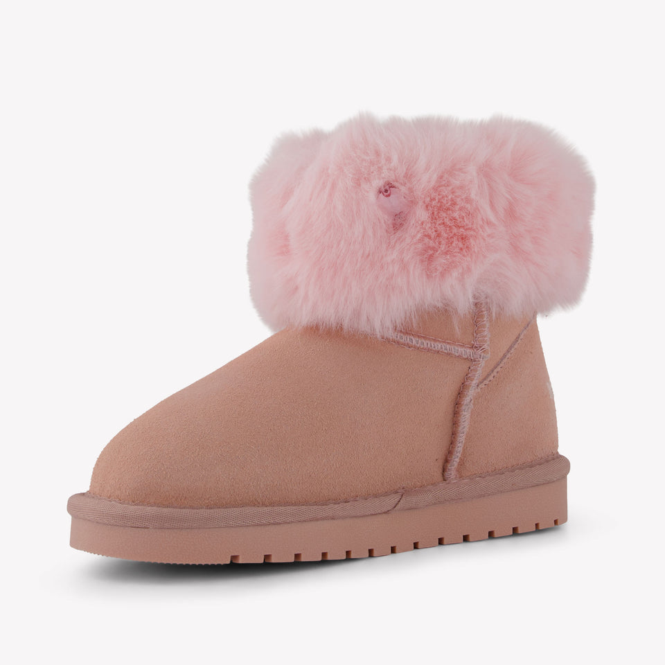 Monnalisa Girls Snowboots  Light Pink