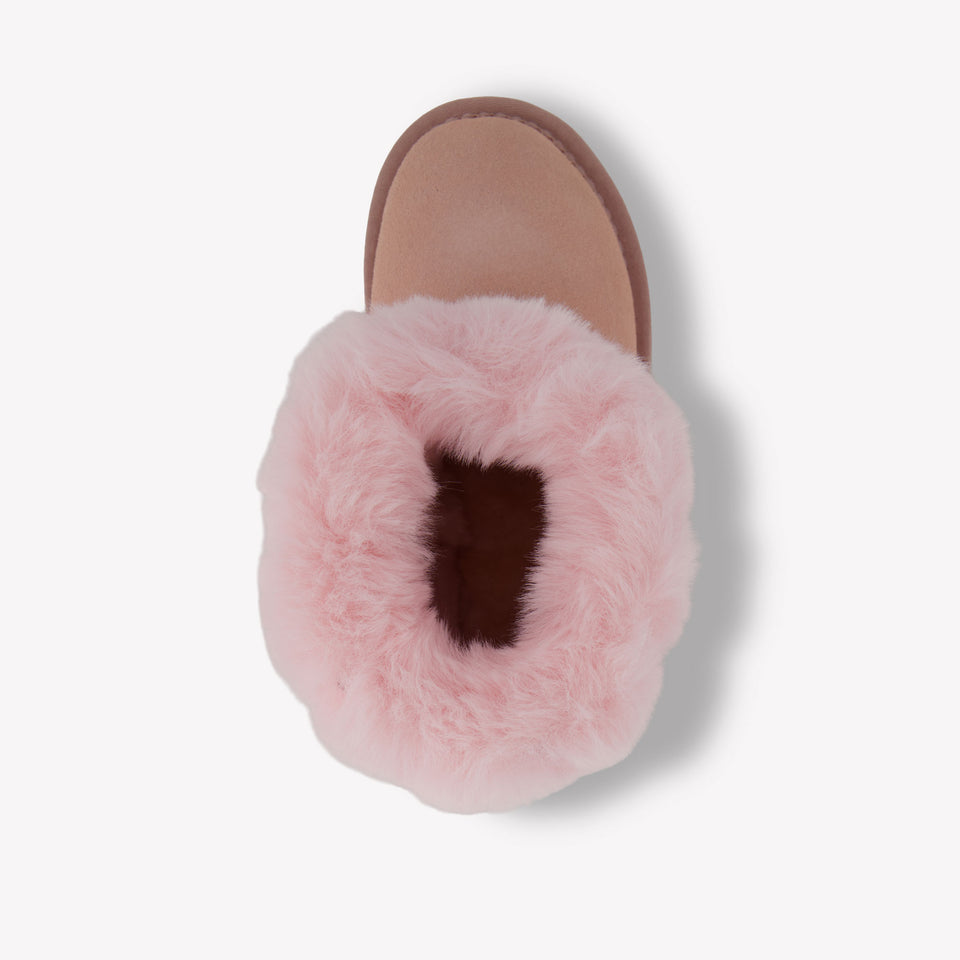 Monnalisa Girls Snowboots  Light Pink