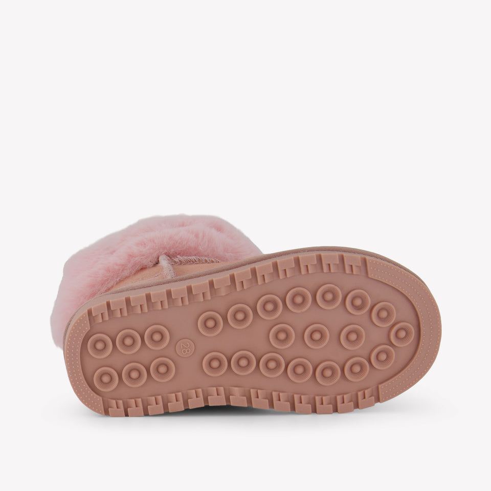 Monnalisa Girls Snowboots  Light Pink