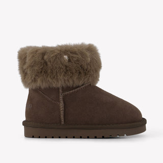 Monnalisa Girls Snowboots  Taupe
