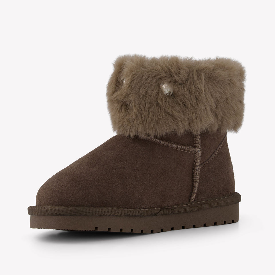 MonnaLisa Meisjes Snowboots in Taupe