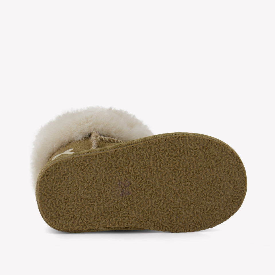 MonnaLisa Meisjes Snowboots in Beige