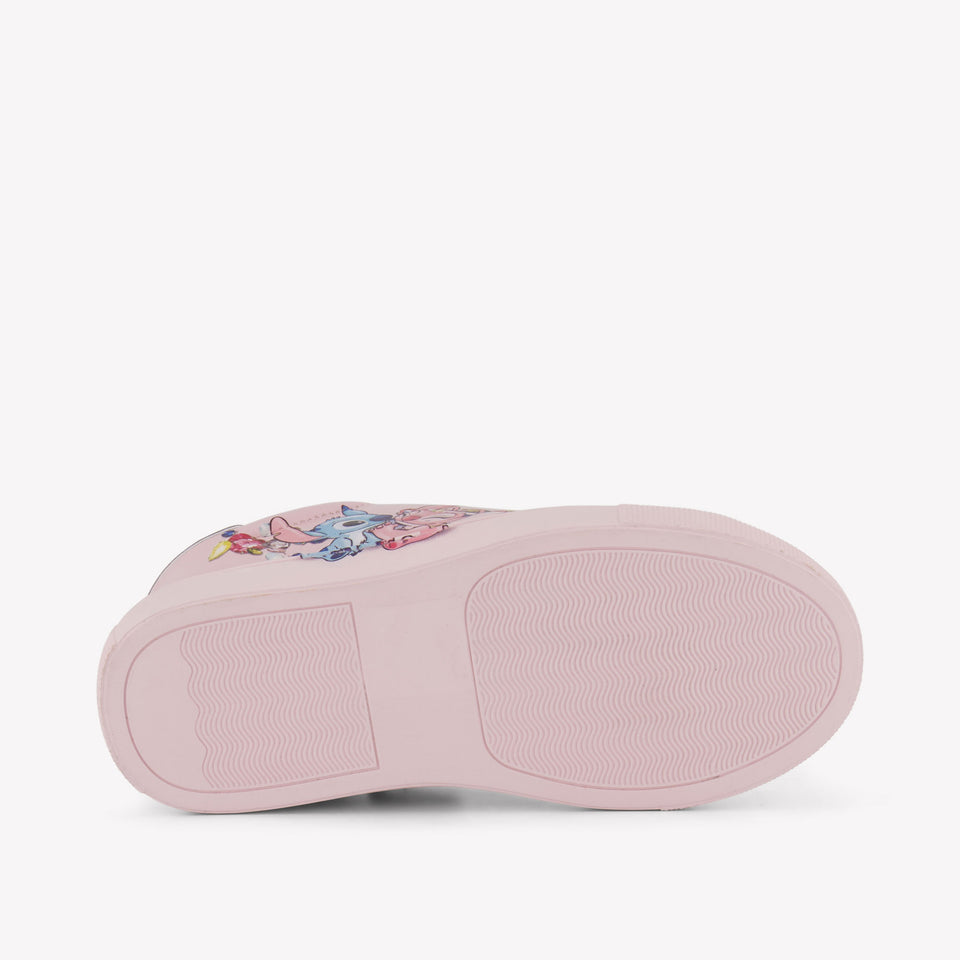 MonnaLisa Meisjes Sneakers in Licht Roze