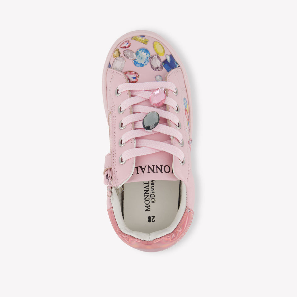 MonnaLisa Meisjes Sneakers in Licht Roze