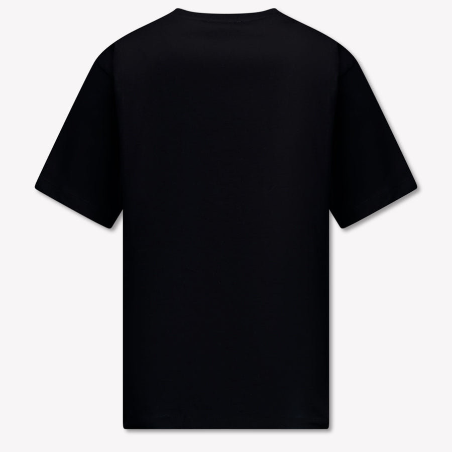 Moschino Kinder Unisex T-Shirt In Zwart