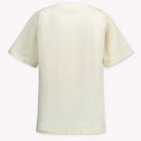 Moschino Kinder Unisex T-Shirt In Off White