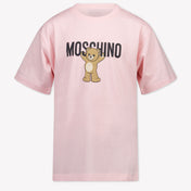 Moschino Kids Unisex T-Shirt  Light Pink