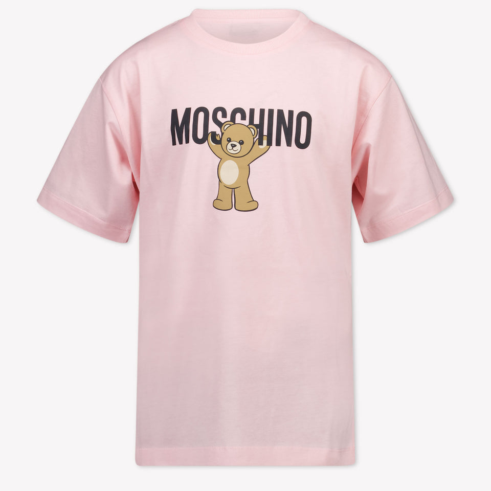 Moschino Kids Unisex T-Shirt  Light Pink