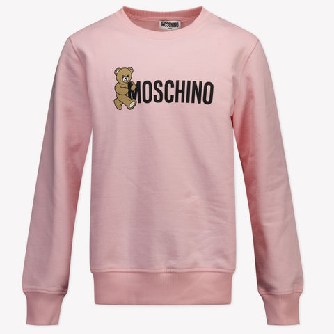 Moschino Kids Girls Sweater Light Pink