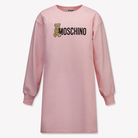 Moschino Kids Girls Dress Light Pink