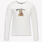 Moschino Kids Girls  T-Shirt Offwhite