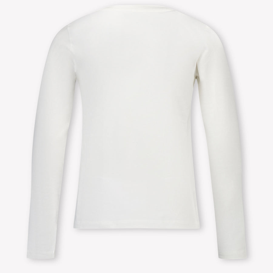 Moschino Kinder Meisjes T-Shirt In Off White