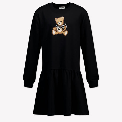 Moschino Kids Girls Dress Black