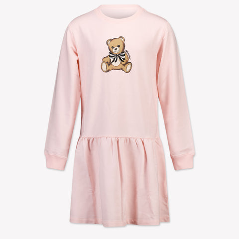 Moschino Kids Girls Dress Light Pink