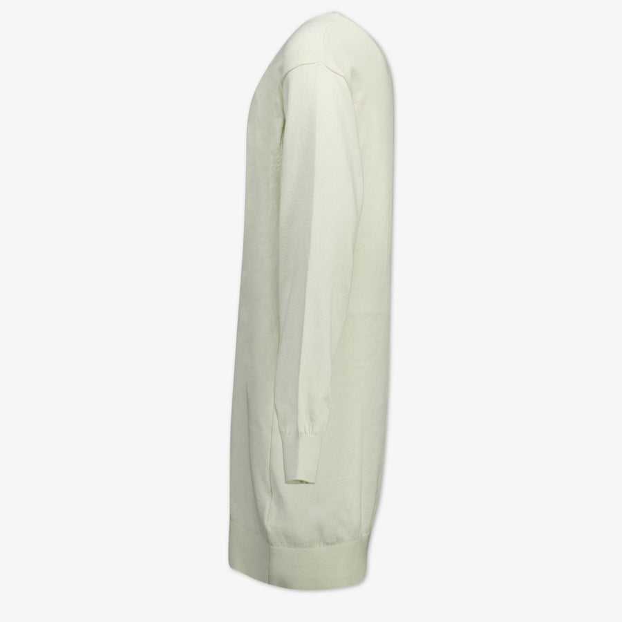 Moschino Kinder Meisjes Jurk In Off White