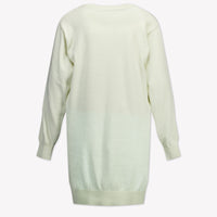 Moschino Kinder Meisjes Jurk In Off White