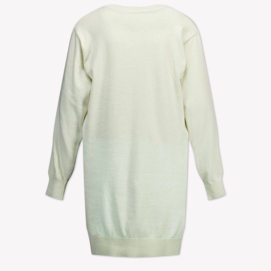 Moschino Kinder Meisjes Jurk In Off White