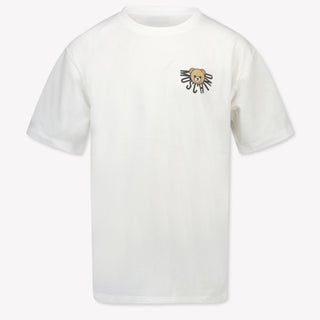 Moschino Kids Unisex T-Shirt  Offwhite