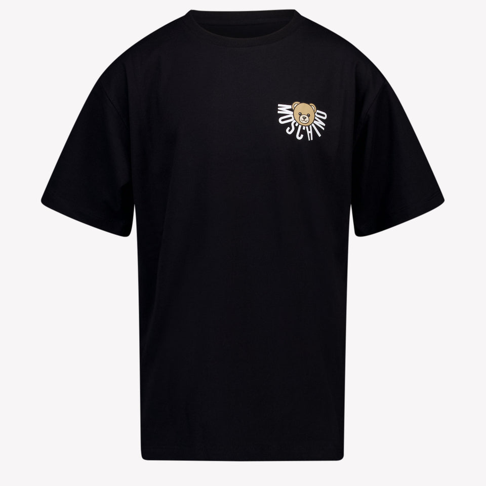 Moschino Kids Unisex T-Shirt  Black