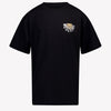 Moschino Kinder Unisex T-Shirt In Zwart