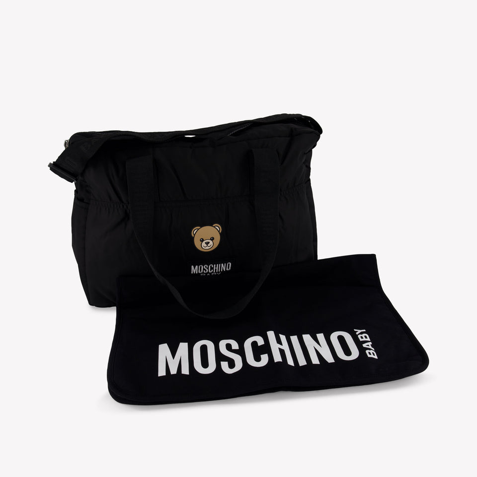 Moschino Baby Unisex Luiertas In Zwart