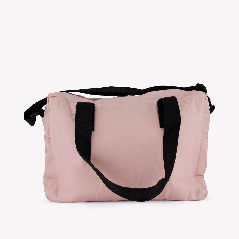 Moschino Baby Unisex Luiertas In Licht Roze