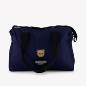 Moschino Baby Unisex Diaper Bag  Navy