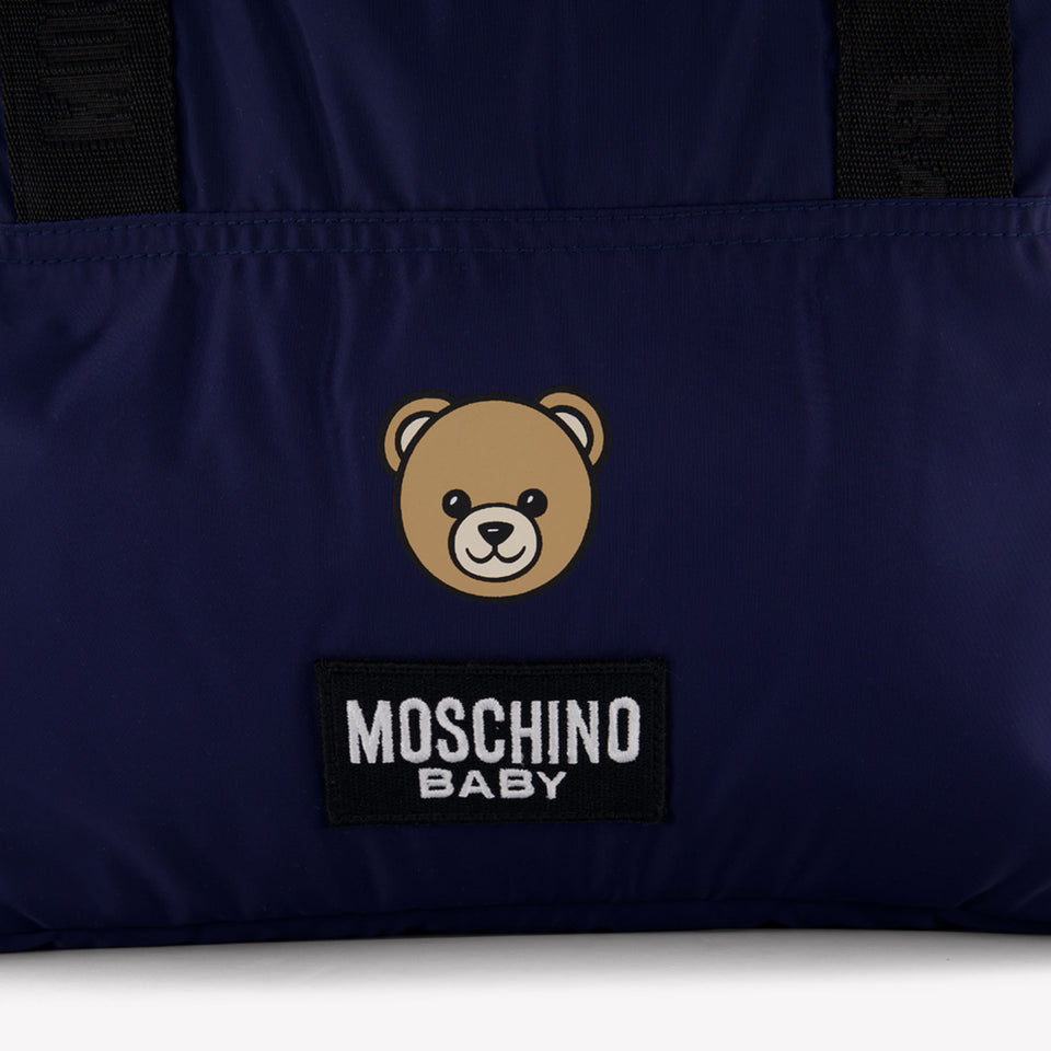 Moschino Baby Unisex Diaper Bag  Navy