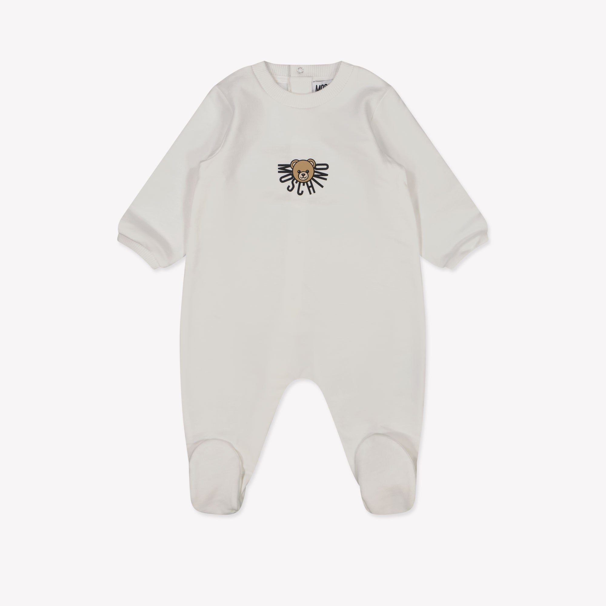 Moschino Baby Unisex Playsuit  White